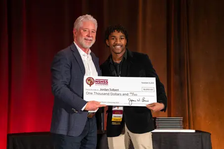 NSHSS scholarship winner