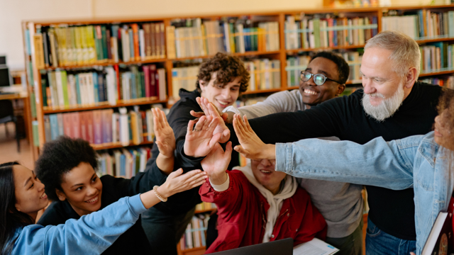 Students In Library