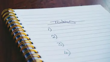Notebook to-do list NSHSS