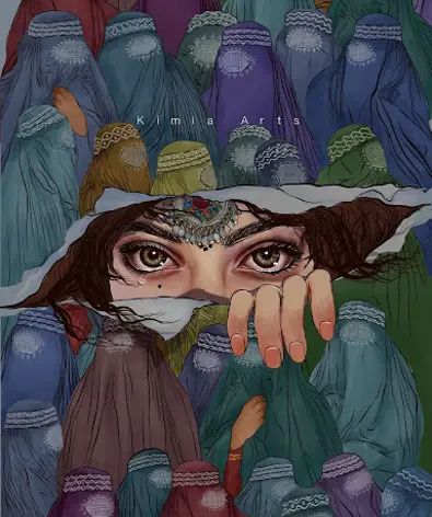Illustration Afghan Women